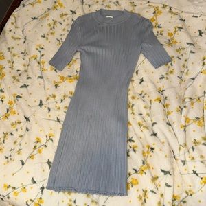 Abercrombie mini sweater dress in baby blue